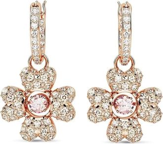 Swarovski Orecchini a cerchio - Rosa