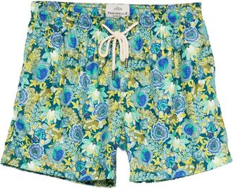 Peninsula Costume da bagno a fiori - Verde