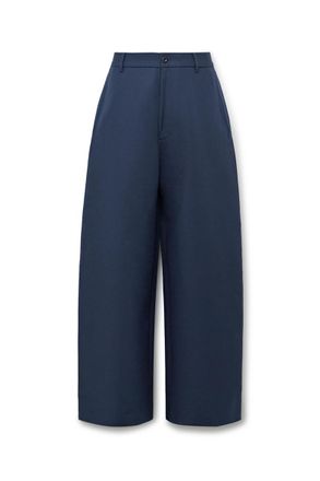 Acne Studios Plass Wide-Leg Cotton Trousers