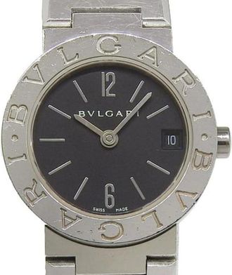 Bulgari Pre-owned Bb23Ssd Orologio in Acciaio Inossidabile - - Pre-owned - Donna - Nero - ONE SIZE