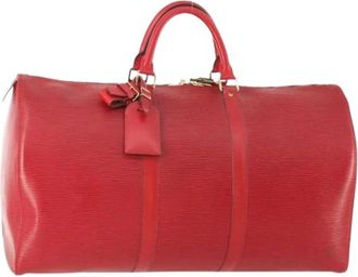 Louis Vuitton Pre-owned Weekend Bags, female, Red, Size: ONE SIZE Pre-owned Boston Bag