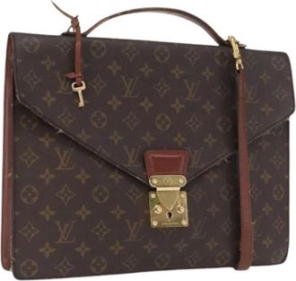 Louis Vuitton Pre-owned Handbags, female, Brown, Size: ONE SIZE Pre-owned Vintage Canvas Handbag