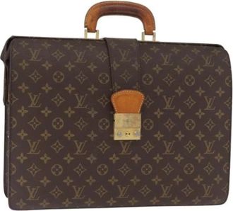 Louis Vuitton Pre-owned Canvas Handtas - Dames - Vintage Handtas - Bruin - ONE Size - Vintage