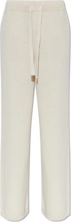 Woolrich Rechte broek - Dames - Straight fit broeken - Beige - XS - Wol - Broeken