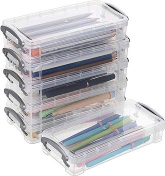 No Brand Portal&aacute;pices Grande, Caja De Almacenamiento Para Material De Oficina, Caja Para Guardar Pinceles, L&aacute;pices De Pintura, Portal&aacute;pices De Acuarela, Herram