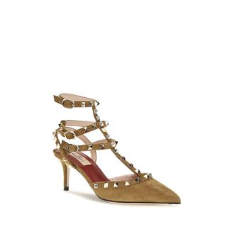 Valentino Garavani Rockstud Pump - Beige