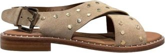 Calce Sandalias con tachas - Dames - Sandalen - Beige - 38 EU - Schoenen