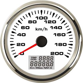 OEM Veloc&iacute;metro Gps Para Coche, Od&oacute;metro De 0 A 200 Km/h Para Carreras De Coches Y Motos Con Retroiluminaci&oacute;n De 85 Mm