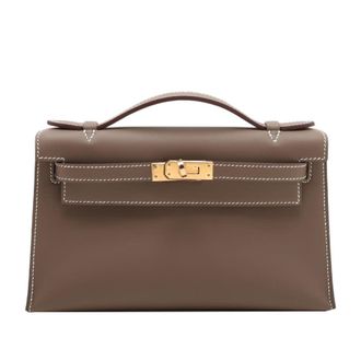 Herm&egrave;s Pre-owned Hermes Swift Kelly Pochette 22 Ladies X395XS1GQDKPOY78