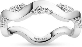 Sif Jakobs Jewellery Ring Ellera Waves Altro in 925 Sterling Silver at Nordstrom, Size 7.5