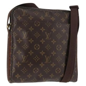 Louis Vuitton Pre-owned Cross Body Bags, female, Brown, Size: ONE SIZE Pre-owned Canvas Cross Body Bag