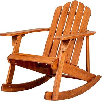 Jonathan Y Designs Jonathan Y Kiawah Outdoor Patio Adirondack Rocking Chair