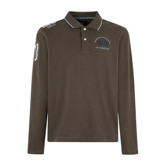 La Martina Logo Polo - Heren - Tops - Groen - Maat: XL Katoen