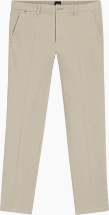HUGO BOSS Mens H-Kaiton1 Slim Fit Navy Beige Chino - Cream