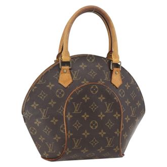 Louis Vuitton Ellipse Monogram Canvas Brown Canvas Handbag (Pre-Owned)