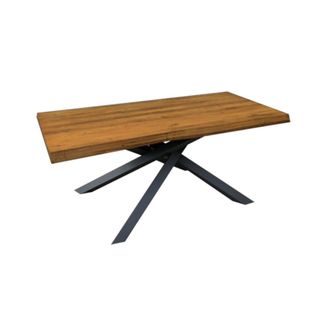 Konte Design Mesa de roble macizo 160x90 cm (veteado)