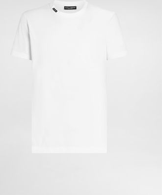 Dolce & Gabbana Cotton Jersey T-shirt - Man T-shirts And Polos White Cotton 44