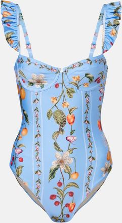 Agua Bendita Ba&ntilde;ador Ajonjoli estampado con volantes