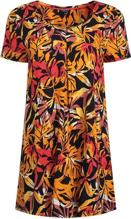 Weird Fish Dames/Dames Nuri Bedrukt Eco Liva Tuniek (Caramel)