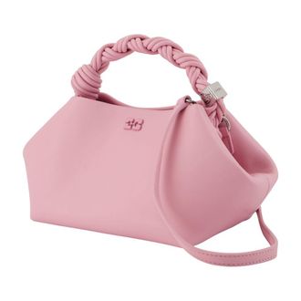 Ganni Womens Bou Top Handle Bag Pink Synthetic