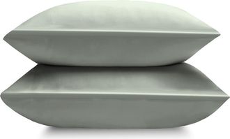 Sijo Set of 2 Sateen Pillowcases in Sage at Nordstrom, Size Standard