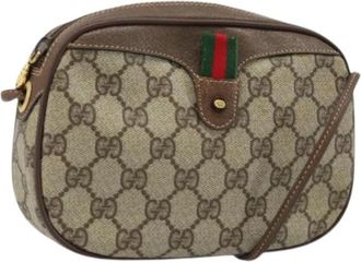 Gucci Pre-owned Cross Body Bags, female, Beige, Size: ONE SIZE Pre-owned Vintage Shoulder Bag