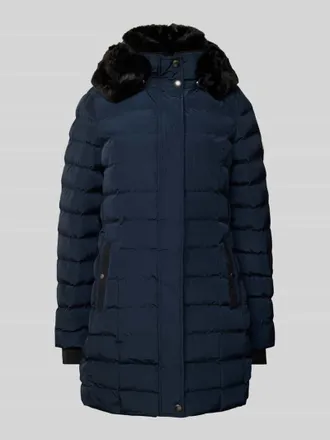 Wellensteyn Steppmantel mit Kapuze Modell SANTORIN in Marine, Größe S