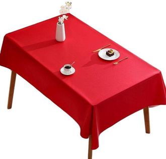 OEM Mantel Liso Con Estampado De Hojas De Loto. Resistente A Las Manchas. Ligero E Impermeable. Medidas: 120 X 170 Cm. Color: Azul Oscuro