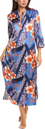 Natori Magnolia Printed Satin Night Gown