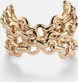 Jennifer Fisher Pulsera de cadena chapado en oro de 14 ct
