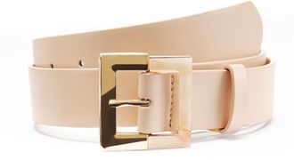 Lascana H&uuml;ftg&uuml;rtel LASCANA Hoseng&uuml;rtel, Damen, Gr. 100, orange (pfirsich), Lederimitat, G&uuml;rtel H&uuml;ftg&uuml;rtel, zweifarbige Schnalle, G&uuml;rtel, Jeansg&uuml;rtel, Tailleng