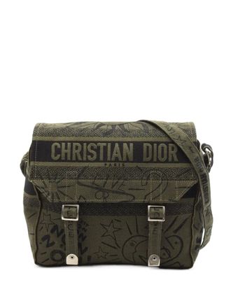 Dior 2000s Camp shoulder bag - women - Canvas - One Size - Green