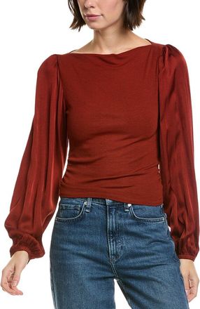 Bella Dahl Shirred Raglan Shirt