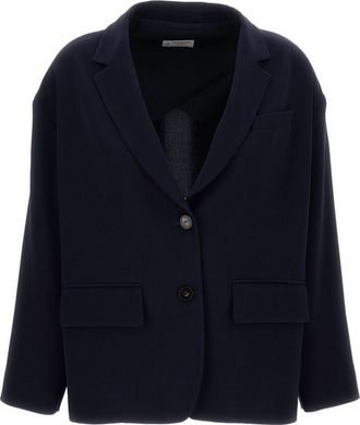 Alberto Biani Womens Single-Breasted Blazer Jacket
