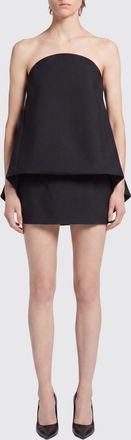 Balenciaga Abito mini in lana e seta