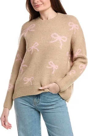 CeCe by Cynthia Steffe Ribbon Jacquard Pullover
