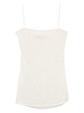 Jacquemus Square Neck Spaghetti Strap Top