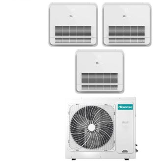 Hisense Trial Split Consola 12+12 Aire Acondicionado Con 4amw81u4raa R-32 Wi-fi Opcional Con Mando A Distancia Serie 12000+12000 - Nuevo