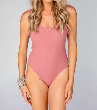 BuddyLove What A Staple Bodysuit In Mauve