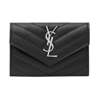 Saint Laurent Dames, Accessoires, Zwart, Maat: ONE Size Leer