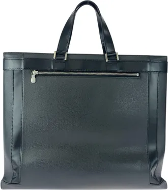 Louis Vuitton Black Taiga Leather Briefcase (Pre-Owned)