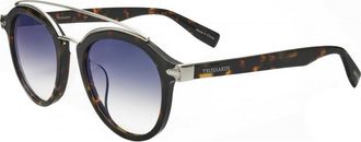 Trussardi Womens STR339F 52 722B Sunglasses - Brown - One Size