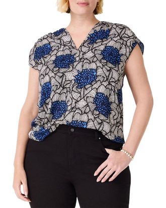 Nic+Zoe Nic+Zoe Plus Petal Bloom Top