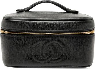 Chanel Trousse CC in pelle Caviar 1994-1996 - Nero