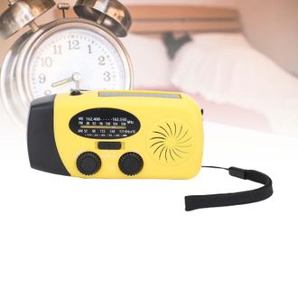 Infinite [radio] [sin Especificar] [radio Solar Con Manivela] Radio Solar Multifuncional De Emergencia Con Bater&iacute;a Externa De 2000 Mah: Radio Am/fm, Wb, Noaa, 