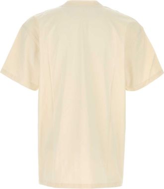 Carhartt Work in Progress Logo-Embroidered Cotton T-Shirt - Beige