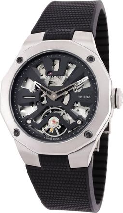 Baume & Mercier Riviera Automatic Black Dial Mens Watch M0A10721