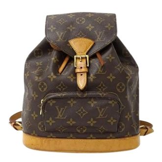 Louis Vuitton Pre-owned Monogram Canvas Handbag - unisex - Louis Vuitton Vintage - Vintage Backpacks - Brown - ONE SIZE - Pre-owned