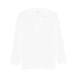P.A.R.O.S.H. V-neck Knitwear, female, White, Size: S Maglia