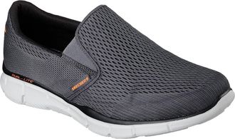 Skechers Mens Equalizer Comfort Slip On Shoes In Charcoal